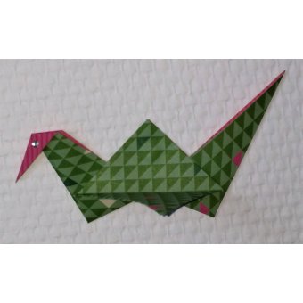 Demi-grue en origami