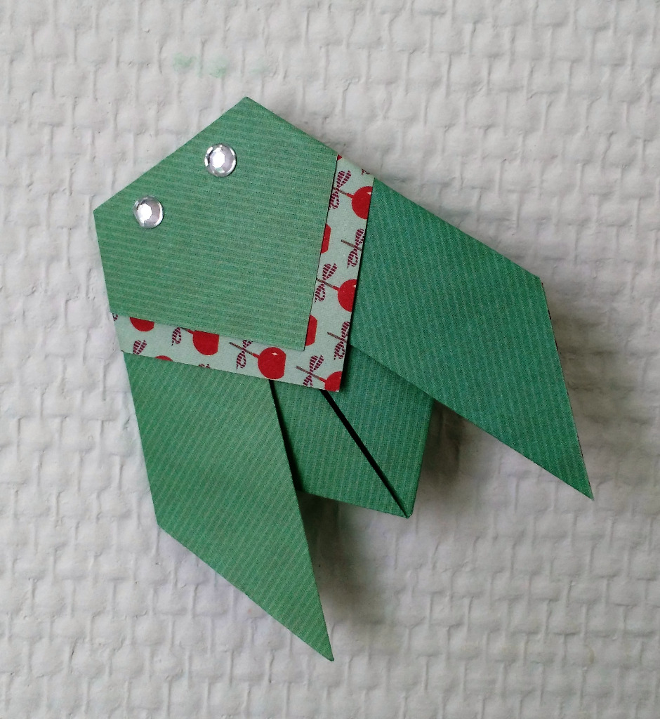 Cigale en origami