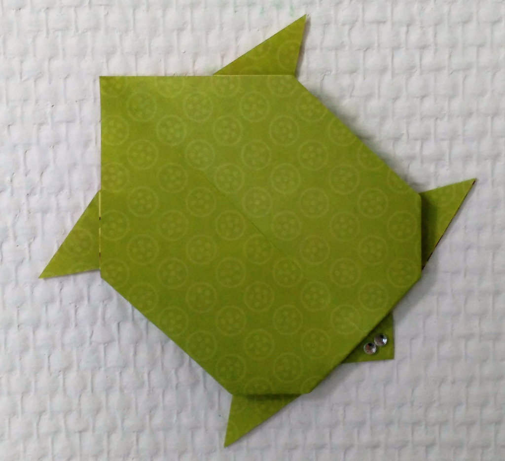 Tortue en origami