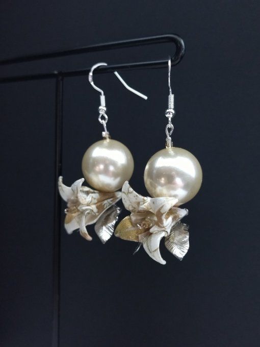 Boucles d'oreilles - iris