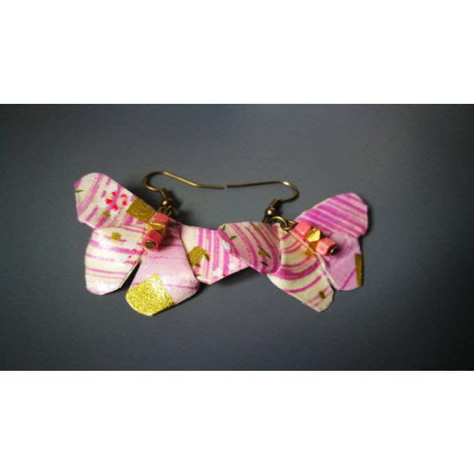 Boucles d'oreilles papillons