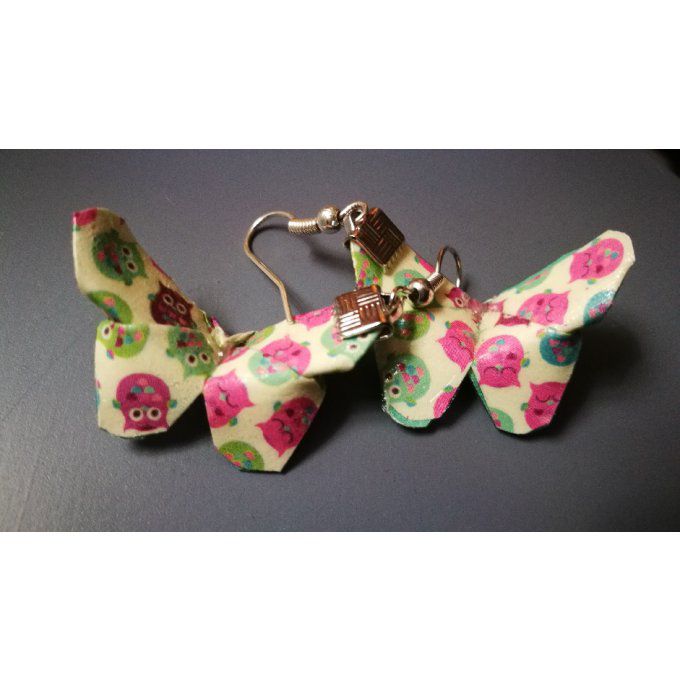 Boucles d'oreilles petits papillons 